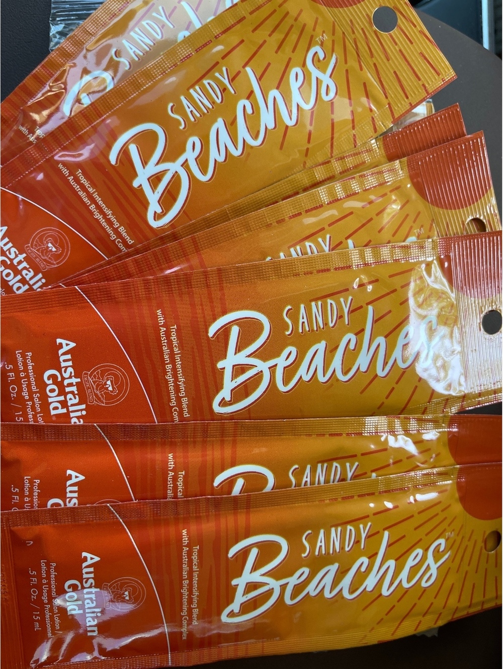 Australian Gold Sandy Beaches Tropical Intensifying Lotion 0.5 floz BUNDLE OF 17